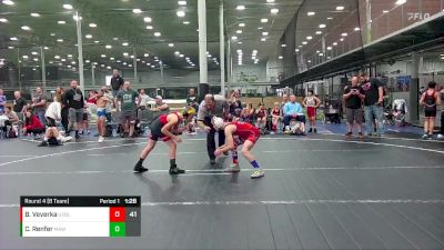 84 lbs Round 4 (8 Team) - Brennen Veverka, U2 Upstate Uprising Blue vs Camdin Renfer, Mat Assassins White