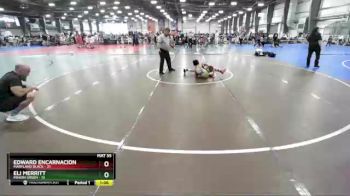 76 lbs Rd# 8- 12:30pm Saturday Final Pool - Eli Merritt, Minion Green vs Edward Encarnacion, Maryland BLACK