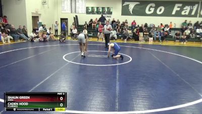 106 lbs Cons. Round 1 - Caden Hood, Florence vs Shaun Green, Dora