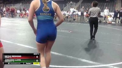 W 138 lbs Round 2 (4 Team) - Alayna Slifer, Kansas vs Cecilia Kann, Nebraska 2