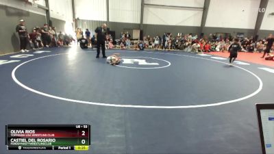 53 lbs Quarterfinal - Castiel Del Rosario, FordDynastyWrestlingClub vs Olivia Rios, Toppenish USA Wrestling Club