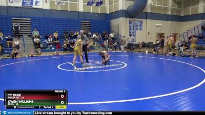 105 lbs Round 3 (4 Team) - Owen Williams, Delta vs Ty Park, Falcon WC