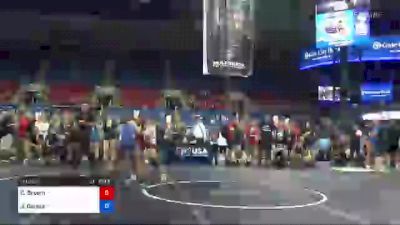 132 lbs Quarterfinal - Camryn Brown, Connecticut vs Janida Garcia, California