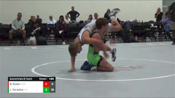 132 lbs Quarterfinals (8 Team) - Brady Roark, POWA vs Logan Paradice, Minion Legends
