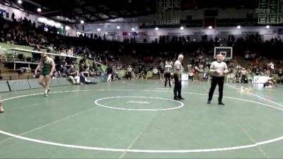 195 lbs Semifinal - Orlan Foster, Connersville vs Cael Albaugh, Clinton Central