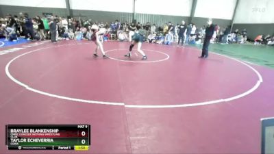 130 lbs Quarterfinal - Braylee Blankenship, CNWC Concede Nothing Wrestling Club vs Taylor Echeverria, COWA