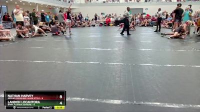 113 lbs Round 3 (4 Team) - Landon Locantora, BHWC Florida Supreme vs Nathan Harvey, Applied Pressure X Kame Style