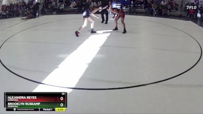 108 lbs Round 1 - Brooklyn Ruskamp, Nebraska vs Alejandra Reyes, Nebraska