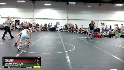 88 lbs Round 5 (8 Team) - Nic Loch, Rough House vs Onofre Gonzales, Black Fox Wrestling