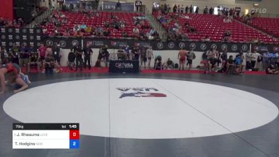 75 kg Cons 4 - Jake Rheaume, Level Up Wrestling Center vs Tanner Hodgins, New Jersey