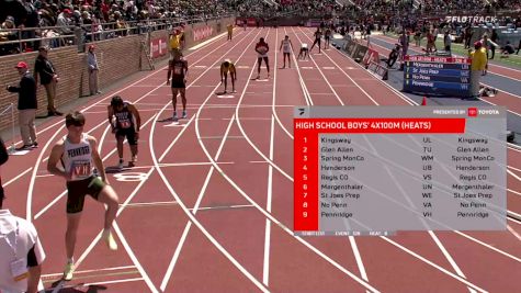 High School Boys' 4x100m Relay, Prelims 50