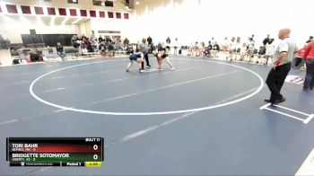 132 lbs Placement Matches (8 Team) - Bridgette Sotomayor, Liberty, AZ vs Tori Bahr, Bemidji, MN