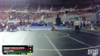 D3-190 lbs Semifinal - Prayer Young-Blackgoat, Coconino vs Cody Hanna, Prescott