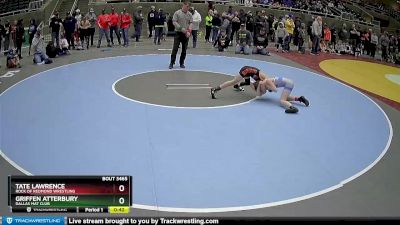 67 lbs Cons. Semi - Griffen Atterbury, Dallas Mat Club vs Tate Lawrence, Rock Of Redmond Wrestling