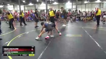 107 lbs Round 3 (6 Team) - ASHTON GLISSON, Poundtown vs Nicky Giacalone, Fight Club