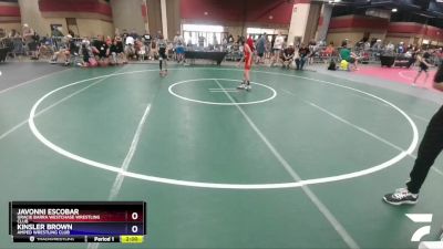 71 lbs Round 1 - Javonni Escobar, Gracie Barra Westchase Wrestling Club vs Kinsler Brown, Amped Wrestling Club