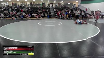 138 lbs Semifinal - Alex Reed, Van Buren High School vs Mason Petersen, UWC