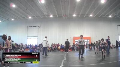 58 lbs Cons. Semi - Cameron Parris, Ninety Six Wrestling vs Laken Anderson, Ninety Six Wrestling