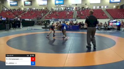 79 kg Con 8 #1 - Ryan Christensen, University Of Wisconsin vs Shabaka Johns, Indiana Pride