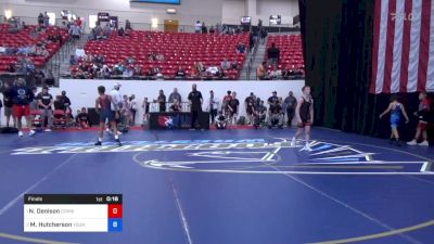 45 kg Final - Nash Denison, Cowboy Wrestling Club vs Marco Hutcherson, Young Guns Wrestling Club