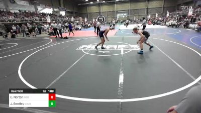 130 lbs Quarterfinal - Emilio Norton, Ridge WC vs Jackson Bentley, Mountain Wrestling