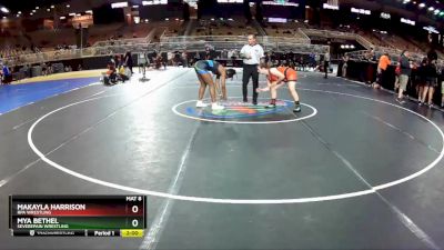 155 lbs Quarterfinal - Mya Bethel, SEVEREPAIN WRESTLING vs Makayla Harrison, RPA Wrestling