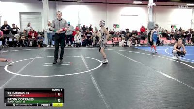 72 lbs Round 1 (8 Team) - Brody Corrales, Rough House vs TJ Markijohn, Terps Xtreme