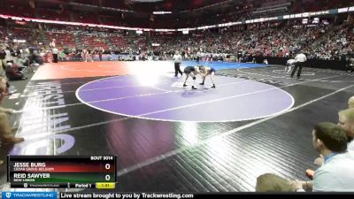 D3-126 lbs Champ. Round 1 - Reid Sawyer, New Lisbon vs Jesse Burg, Cedar Grove-Belgium