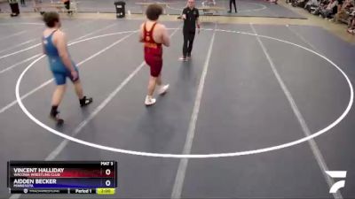 285 lbs Round 1 - Vincent Halliday, Waconia Wrestling Club vs Aidden Becker, Minnesota