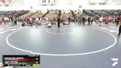 87 lbs Semifinal - Mert Ozturk, Green Machine Wrestling Club Inc vs Mason DellaPenta, Eden Wrestling Club