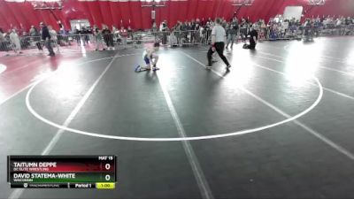 113 lbs Cons. Round 2 - Taitumn Deppe, DC Elite Wrestling vs David Statema-White, Wisconsin