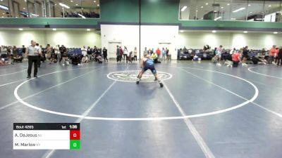 126 lbs Consi Of 32 #2 - Adrian DeJesus, NJ vs Matthew Marlow, NY