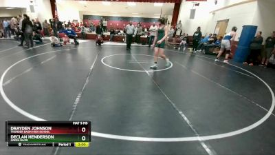 170 lbs Cons. Round 5 - Drayden Johnson, Thunder Basin High School vs Declan Henderson, Green River