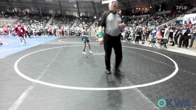 55 lbs Consi Of 8 #2 - Kross Greer, Salina Wrestling Club vs Aden Kelly, Division Bell Wrestling