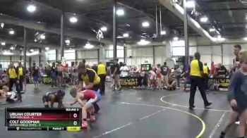 85 lbs Round 5 (6 Team) - Urijah Courter, Team Iowa Blue vs Colt Goodman, Untouchables White