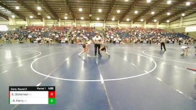 150 lbs Cons. Round 2 - Boston Parry, Ridgeline Riverhawks vs Spencer Dickerson, Saratoga Springs