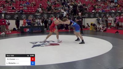 80 kg Rnd Of 64 - Gavin Craner, Michigan Grappler Training Center vs Lucas Ricketts, Union County High School Wrestling