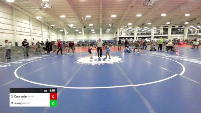 99 lbs Rr Rnd 3 - Owen Corrente, Warren RI vs Nazair Kemp, MarcAurele WC