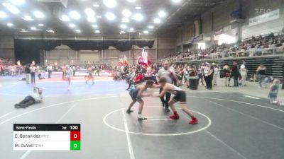 144 lbs Semifinal - Cam Benavidez, Steel City Reloaded WC vs Malakai DuVall, Team Pueblo