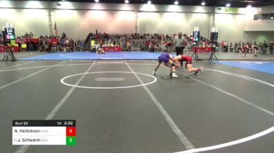 125 lbs Rd Of 32 - Nolan Hellickson, Harvard vs Jacob Schwarm, Northern Iowa