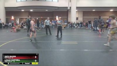 107 lbs Round 3 (6 Team) - Jack Gilson, Ohio Gold vs Logan Hartzell, Steel Valley