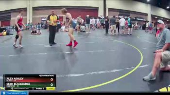 180 lbs Quarterfinals (8 Team) - Seth Blackledge, Dogtown vs Alex Ashley, NCWAY