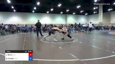 125 kg Prelims - John Borst, Southeast Regional Training Center, Inc vs Wyatt Wriedt, Dubuque Wrestling Club