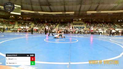 70 lbs Consi Of 16 #1 - Luke Brant, Caney Valley Wrestling vs Noah Garcia, New Mexico