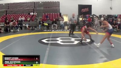 100 lbs Quarterfinals (8 Team) - Fred Bachmann, Team Revival vs Emmitt Myers, Patriots Wrestling Club