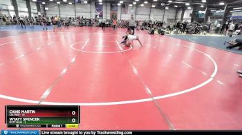 92 lbs Rd# 10- 4:00pm Saturday Final Pool - Wyatt Spencer, M2TC Blue vs Caine Martin, Cali Red