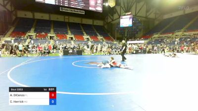 122 lbs Cons 16 #2 - Abby DiCenzo, Florida vs Chloe Herrick, Missouri