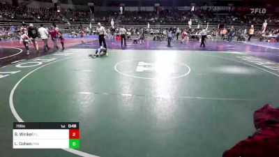 70 lbs Consi Of 8 #1 - Brody Winkel, F.l.o.w. vs Luke Cohen, Pinelands