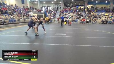 157 lbs Cons. Semi - Hayden Myers, Saint Paul`s School vs Allan Gushue, Gilman School