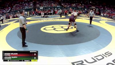 D2-175 lbs Semifinal - Steven Duffy, Woodridge vs Ayden Wilson, Rossford